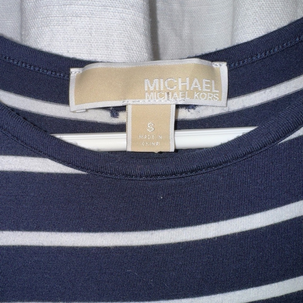 Michael Kors Woman’s Striped T-Shirt Dress - Picture 4 of 5